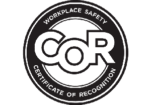 COR logo - Workplace Safety Certificate of Recognition